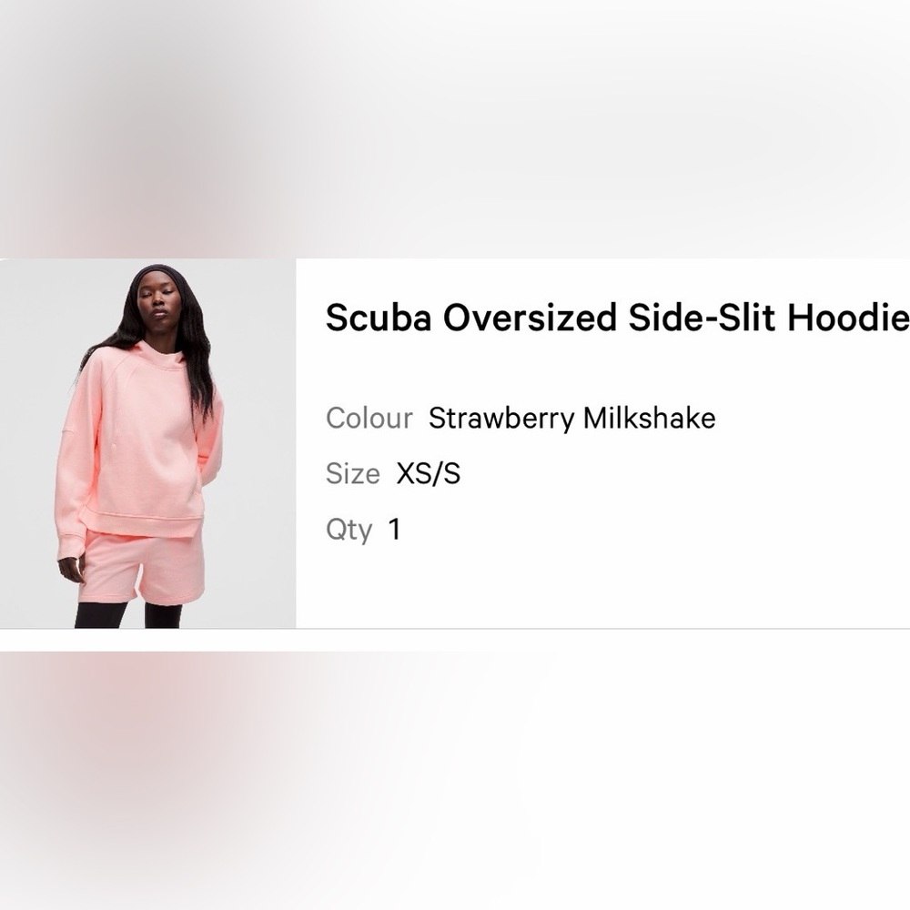 2piece set Lululemon 💕💕💕
Light Pink Loungewear Hoodie & Shorts Set
